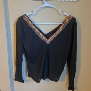 Black long sleeve, Brand: SHEIN.